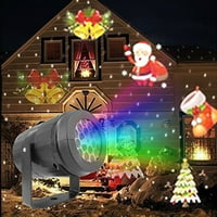 TRCompare božićna svjetla LED laserski snježni projektor 4W scenski lampice Rotirajuće Xmas uzorak za