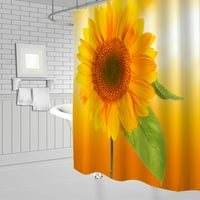 Suncover tuš za tuširanje Proljeće Ljeto cvjetno biljni krajolik Početna kupaonica Dekor poliesterska tkanina Zavjese za zavjese sa kukama