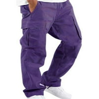 Grianlook muške pantalone Upućene hlače u obliku dna u boji ugrađene hlače Elastični struk Ležerne prilike