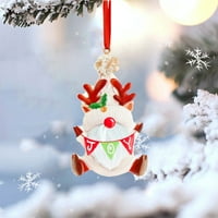 Biplut božićno stablo privjesak crtani lagani prijenosni svečani izvrsni ukrasni viseći vješalice bez