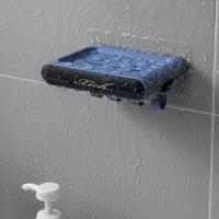 Držač posuda sa sapunom - Zidni sapun sa sapunom BO - Dvokrevetna polica - Dizajn odvoda - Pogodno za