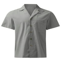 Grianlook muns casual pune bluza u boji okrene košulju na koštini na koštini uz ljetnu majicu sa jednom