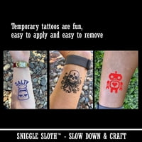 Oni japanski demon maska ​​vodootporna privremena tetovaža za tetovažu lažna umjetnička kolekcija -