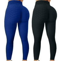 Pgeraug hlače za žene Stretch Yoga gamaše Fitness Trčanje teretane Sport Sport Sportske gaćice Svjetlosvjetno