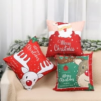 Crtani božićni jastuk za kućni jastuk xmas božićni ukrasi jastuk oblog Božićnih jastuka Kućišta Božićni