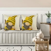 Bee festival serija ispisana posteljina jastuk za poklopac jastuk od jastuka za jastuk za dnevnu sobu