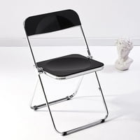 Luksuzni moderni akrilni sklopivi stolice prozirne stolice-ghost Slagable Kristalno sklopiva stolica-PC