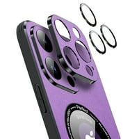 Elehold Magsafe futrola za iPhone, PU kože + TPU Ultra Slim sa magnetskom punjenjem Protiv prstena otporna
