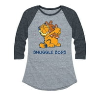 Garfield - Snuggle Buds - Ženska grafička majica Raglan