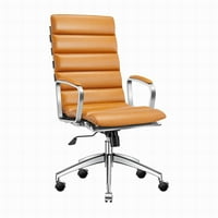 Visoka leđa Executive uredčana stolica s okretnim zakretama za ruke za ruke u trajčaričkoj veganskoj