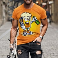 Giligiliso Muška majica Sredstva Nova moda Muška majica 3D ne pozicioniranje pivo Ispis kratkih rukava
