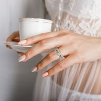 Prstenovi za djevojke Moda Izvrsni srčani circon prsten za žene za angažman prsten nakit pokloni