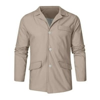 Brglopf muns odijelo blezer jakna dugih rukava rever poslovne jakne čvrsti tanki fit sportski kaput