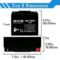 - Kompatibilna baterija FERNO-ILLE PS12150F - Zamjena UB univerzalna zapečaćena olovna kiselina baterija