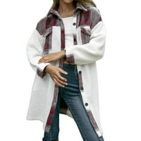 Ženske zimske kapute Ženske jakne Ženske modne jesenski zimski rever Jednokrilni jaknu Kratke gornje žene Osnove
