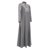 Gotyou haljina za žene muslimanska haljina kaftana arapska Jilbab Abaya islamska čipka u šivanju maxi