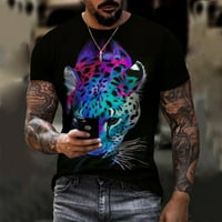 Unise tigar uzorak 3D tiskani vrhovi tees casual majice kratkih rukava za muškarce žene na klirensu