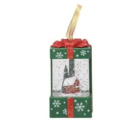 Heiheiup Božićni snijeg sa glazbenom baterijom Rasvjeta za okretanje bljeskalice Božić Domaći dekor