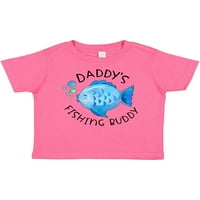 Ribolov sa inktastičnim tatom sa slatkim plavim ribljim poklonom dječaka ili majica za bebe