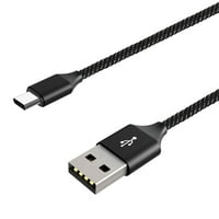 Bemz USB-C do USB-A kablovi za Sony Xperia IV - 6. stopa - crno - pakovanje