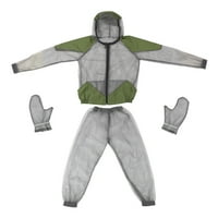 Outdoor mosquito repelentni odijelo za jakna mreža mreža sa kapuljačom, jakna za ribolov kampiranje