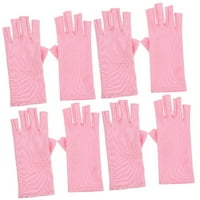 Anti UV rukavice parove rukavice za nokte Odjeća Spande Ružičasti ružičasti štitnik za zaštitu od sunca
