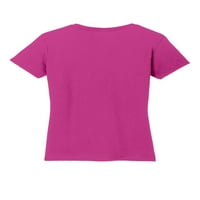 Normalno je dosadno - Ženska majica V-izrez kratki rukav, do žena Veličina 3XL - nosim ružičastu za