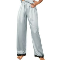 Pajama hlače za žene saten chemise donje rublje noći za spavanje haljina za spavanje pantalone za spavanje
