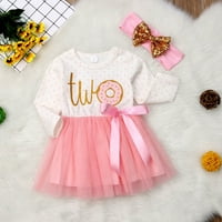 Hirigin 1. 2. Treći rođendanski haljina Djevojke Toddler Outfits Tutu haljine Princess Party