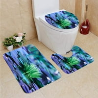 Digitalni efekt boje vode Warge Grow Garden Pond Kupaonice Razisti za kupatilo Contour Mat i toaletni