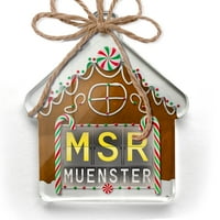 Ornament tiskao je jedan naiden msr aport za aerodrom za Muenstera Christmas Neonblond