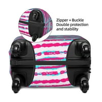 Poliesterski elastični poklopac za prtljag, apstraktne pruge Trapes Kofer za zaštitu od kotača za kofer