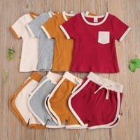 Unizirajte djecu džep top casual kratke kratke hlače za djecu dječja odjeća Streetwear Dnevno odjeća