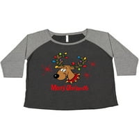 Inktastic Merry Božićne jelene Ženska majica plus veličine