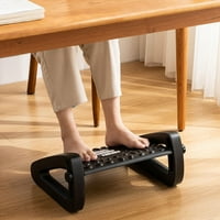 Pod stolom - Podesivi odmor za noge s masažnom teksturom i valjkom, ergonomskim oslončanim za noge s