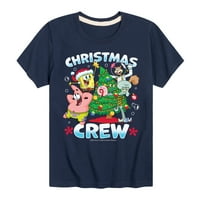Skrektanci SpongeBob - Božićna posada - grafička majica kratkih rukava za mlade i mlade