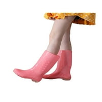 Daeful Womens Garden Boot High Calf Vodootporni čizme Uklonjive obloge za kišu Ležerne prilike Neklizajuće