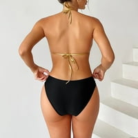 Bikini visokog struka bikini havajska plaža uz plažu odjeća modni upravljač trbuha kupaći kostim plus