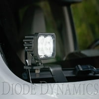 Diode Dynamics 2015- Odgovara Chevrolet Colorado odgovara GMC Canyon Stage Series 2 Sport bijeli kombinirani LED ditch svjetlosni komplet DD6650