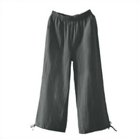 Booker Weens Mid FID struk džepovi Elastični struk Čvrsto labave hlače Ležerne duge pantalone