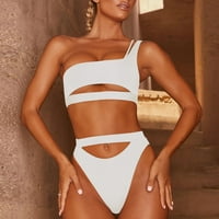 Bikini setovi za žene Wqqzjj Womens kupaći kupaći kostimi, seksi kupaći kostimi jedan ramena visoki