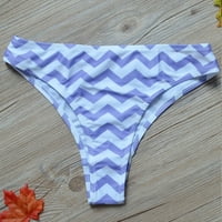 Kupaći kostimi Žene Tummy Control Bikini Ispisuje kupanje na plaži za kupanje Bikini dno plus veličine