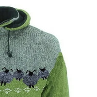 Ženski kaputi za muške modne jeseni zimski džemper izgubila veliku veličinu mješovite džemper kardigan