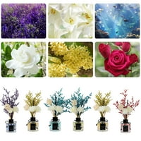 Fairnull 50ml stakleni difuzor difuzor rattana dekorativni ukrasni miris uklanjanje mirisa suhi cvijet