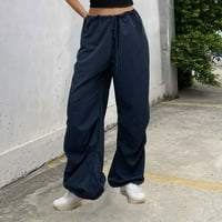 Radne pantalone Akiihool za žene plus veličine Ženski teretni kapri hlače Pješačke obrezane hlače Lagane