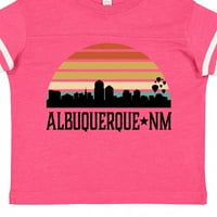 Inktastična albuquerque New Mexico Skyline Poklon mališač majica majica ili mališana