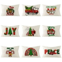 30 * Božićni Xmas jastuk za jastuk Jastuk Sofa za kauč na kauč Početna Dekor Djed Mraz