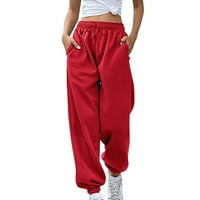 Kiplyki Clearence ženske joge hlače Ženske čvrste elastične struine pantalone duge ravne hlače