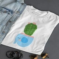 Kaktus u majici s slojem lonca, žene -image by shutterstock, ženska velika