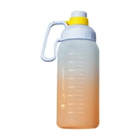 1. L boca vode s vremenskim markerom i slamom, veliki kapacitet nepropusnosti BPA besplatni fitness sportski vrč